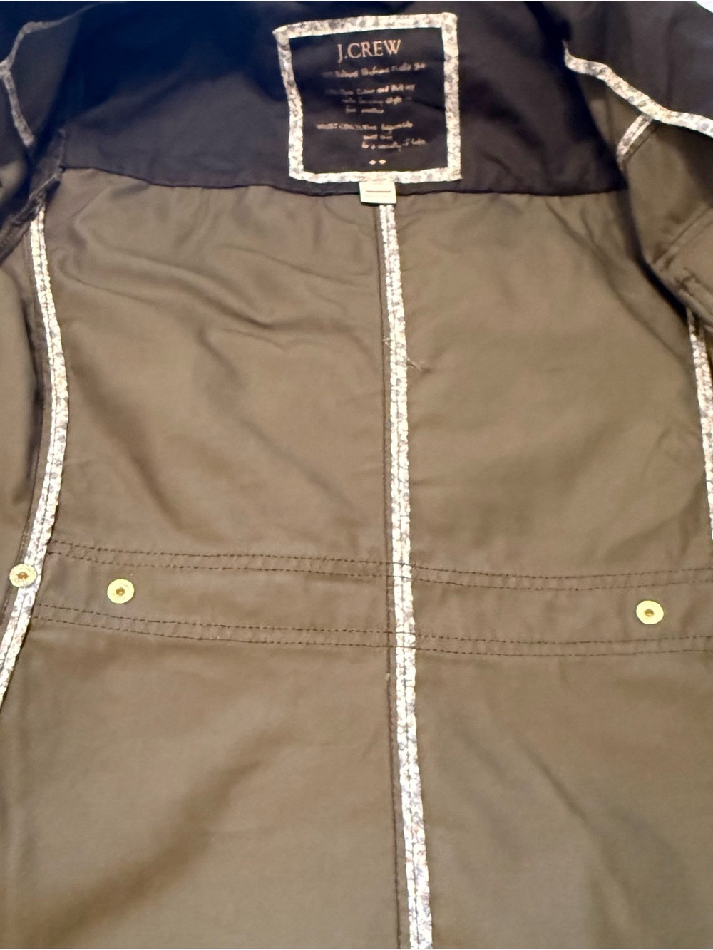 J.Crew | Downtown Field Jacket | Forest Green Utility Military Jacket | XS - Picture 11 of 14